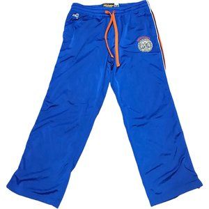 VTG Abercrombie Fitch Athletic LOGO Warm Up Track Pants Men's M Blue Orange